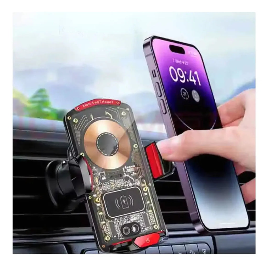 SOPORTE-CARGADOR PARA CELULAR